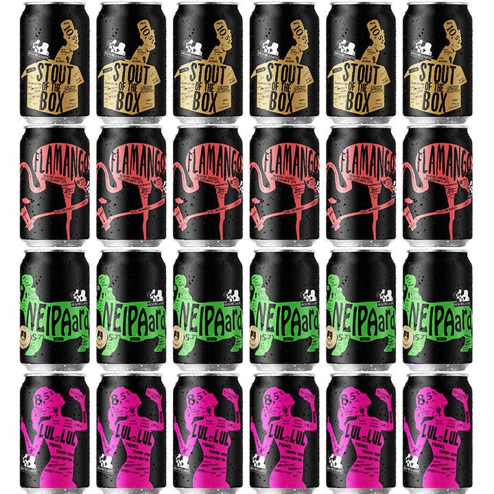 Canettes Raw Box - mélange de 4 bières pour la vente par Rauw Brouwers