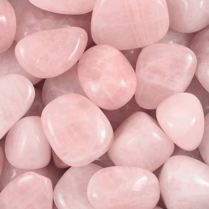 Quarzo rosa martellato per la vendita all'ingrosso da parte di Love, Sex, And Magic Co.