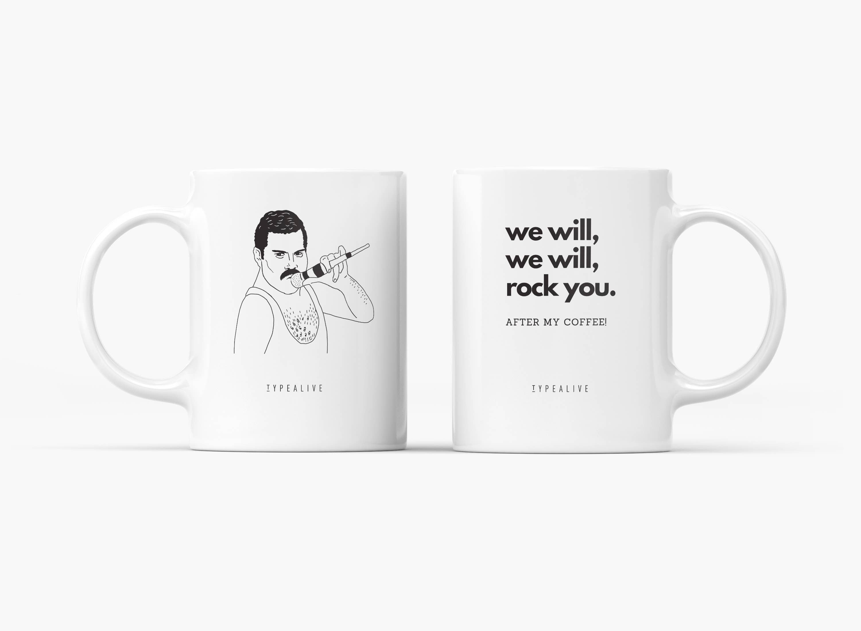 typealive – wholesale Kaffekoppar – Keramikkopp / Rock You3