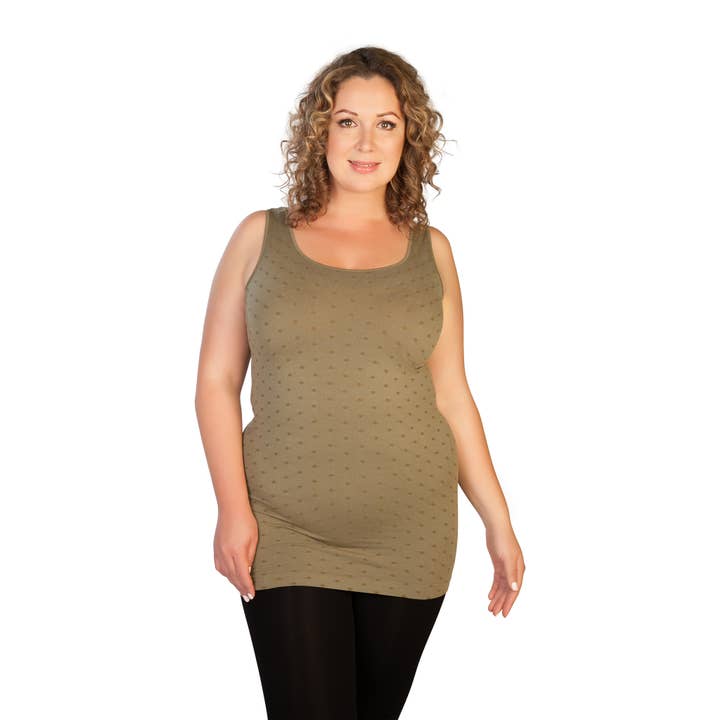 Plus Dot Tank for wholesale by Skinnytees
