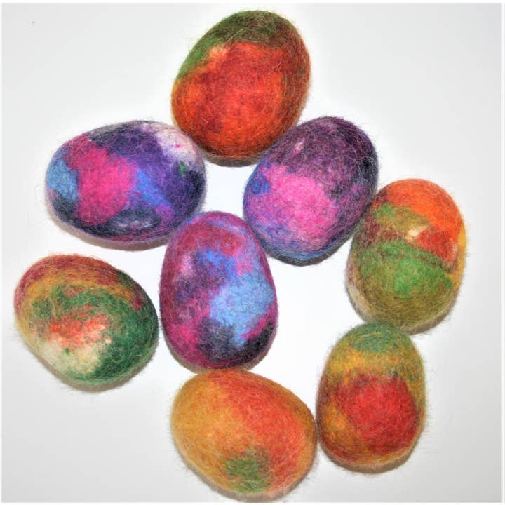 herzundhund - Wholesale Pet Fetch Ball - Dog - Easter eggs made of organic wool felt3