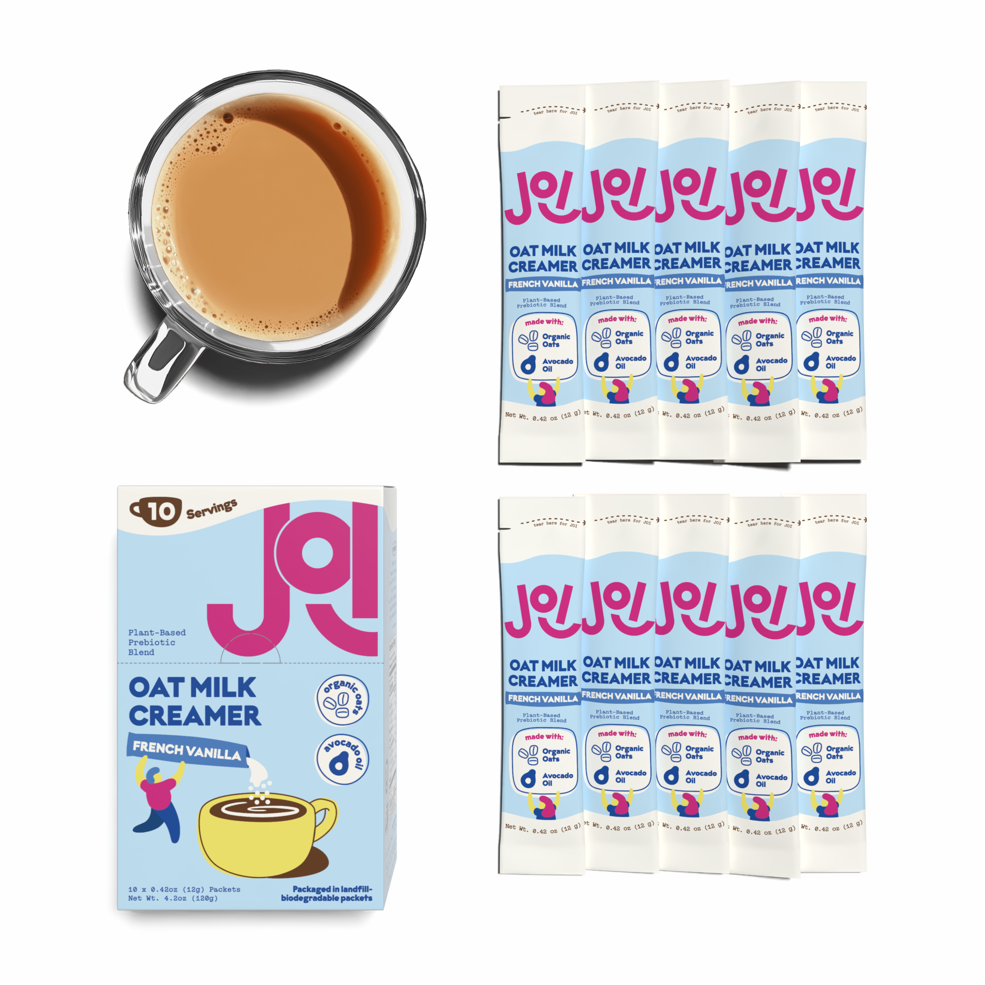 JOI - Wholesale Creamer - Oat Milk Creamer, French Vanilla - Singles7