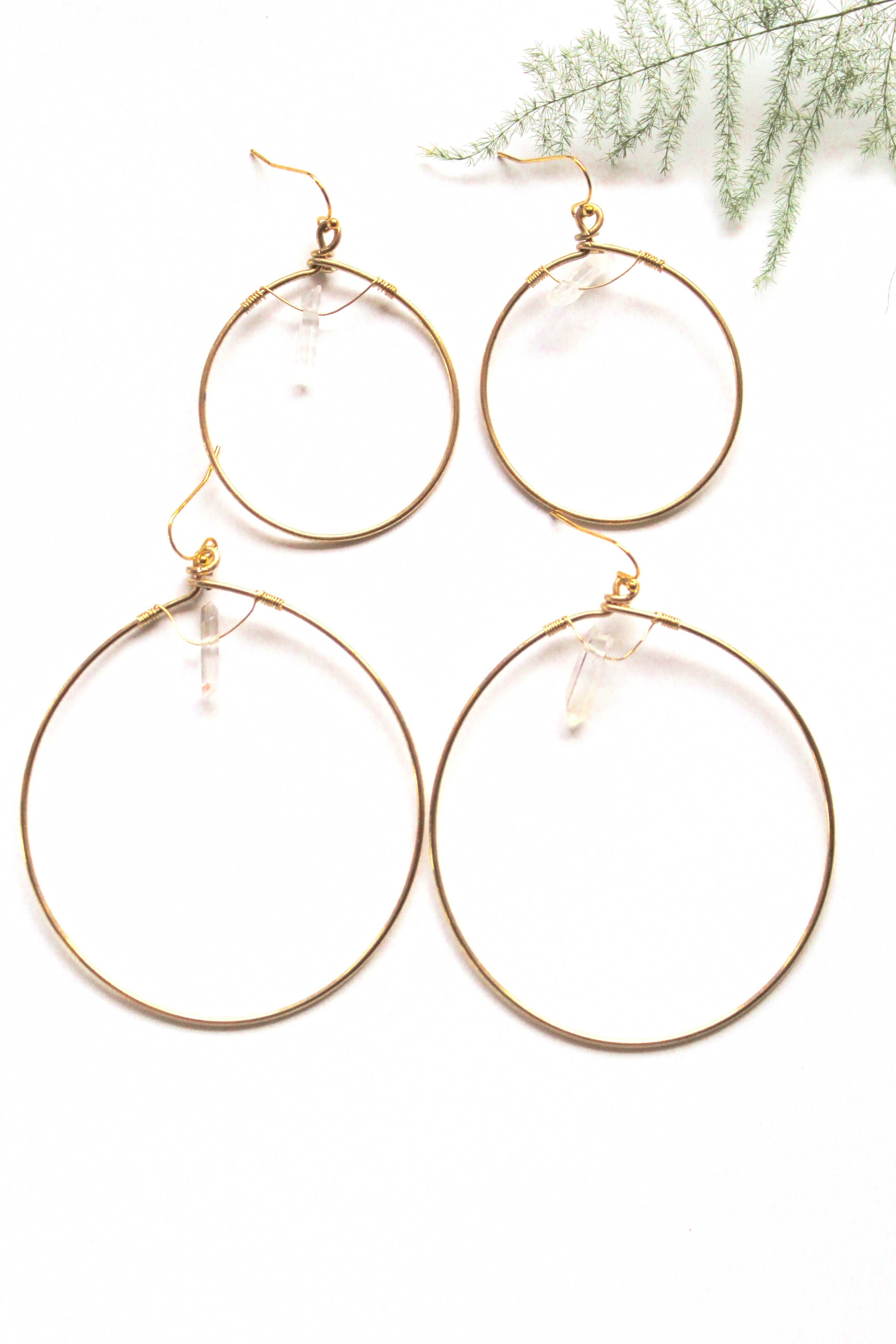 Marlena Jarjoura - Vente Boucles d'oreilles pendantes - Boucles d'oreilles Balancer - Laiton2