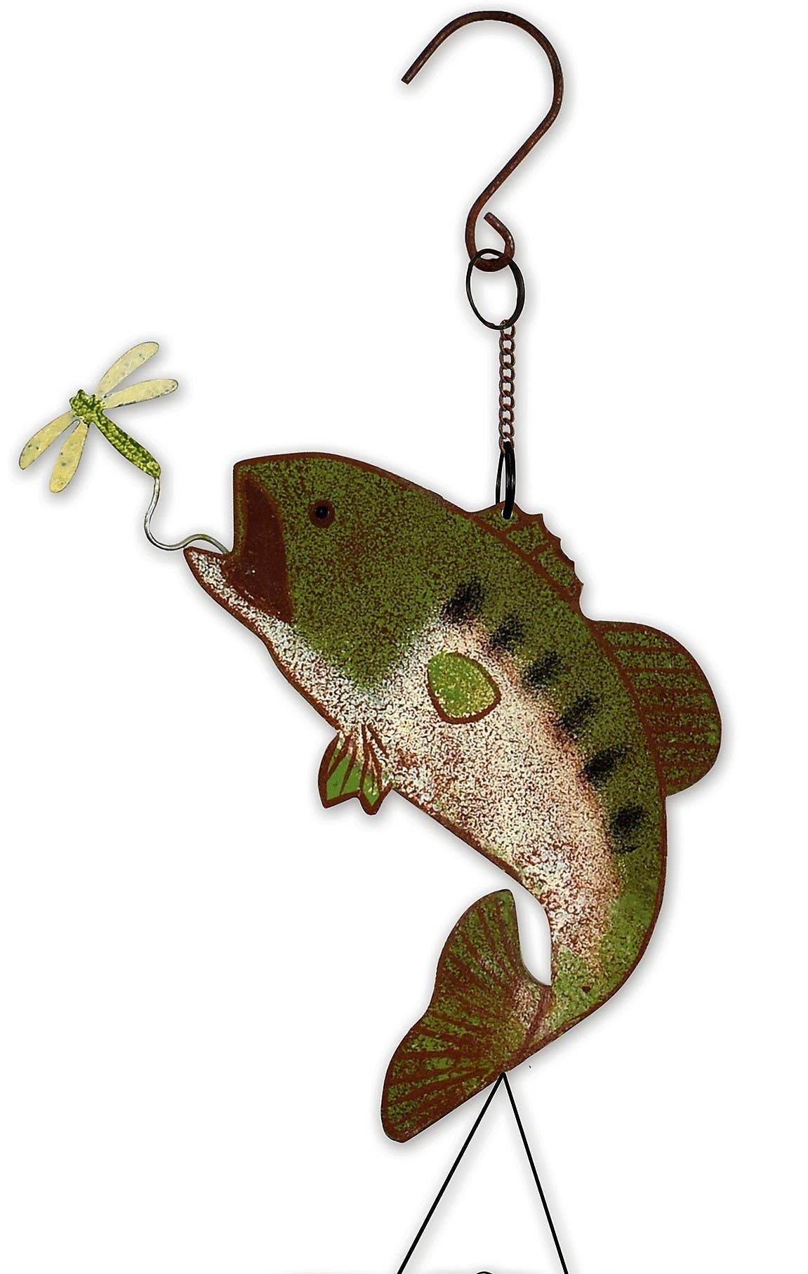Sunset Vista Designs - Wholesale Wind Chime - Catch of the Day, Rustic Bass Wind Chime3
