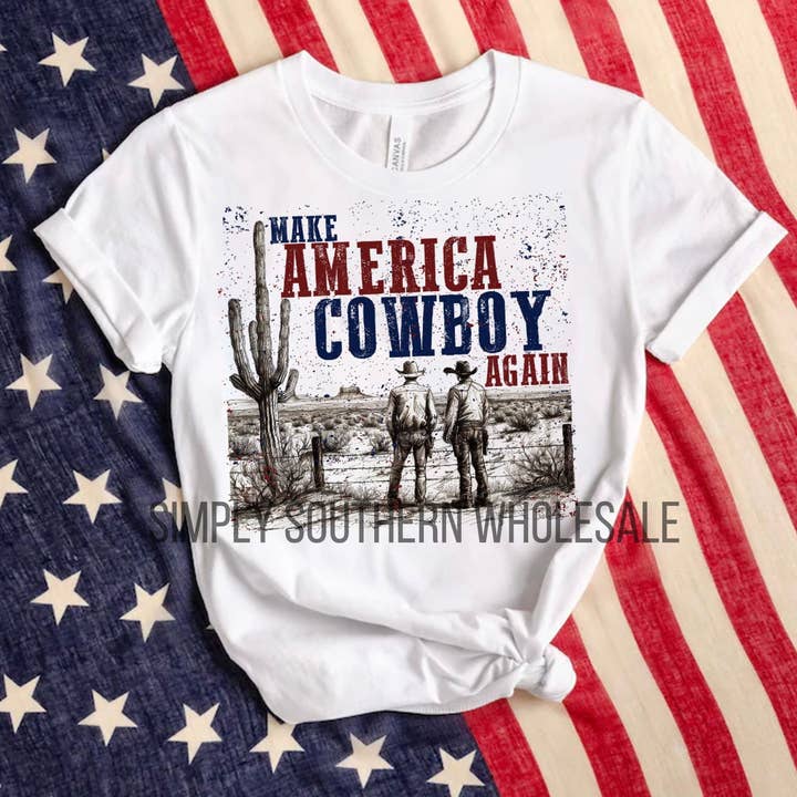 Hacer América Vaquero de nuevo para venta al por mayor de Simply Southern Boutique