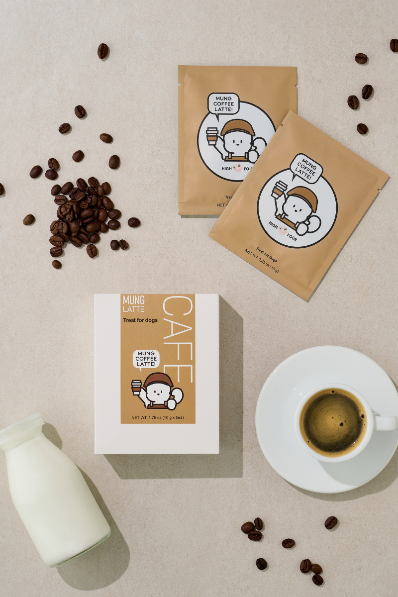 HIGH FOUR – snacks e guloseimas - Cão por atacado – Café Latte para Cães - Café Cogumelo Chaga2