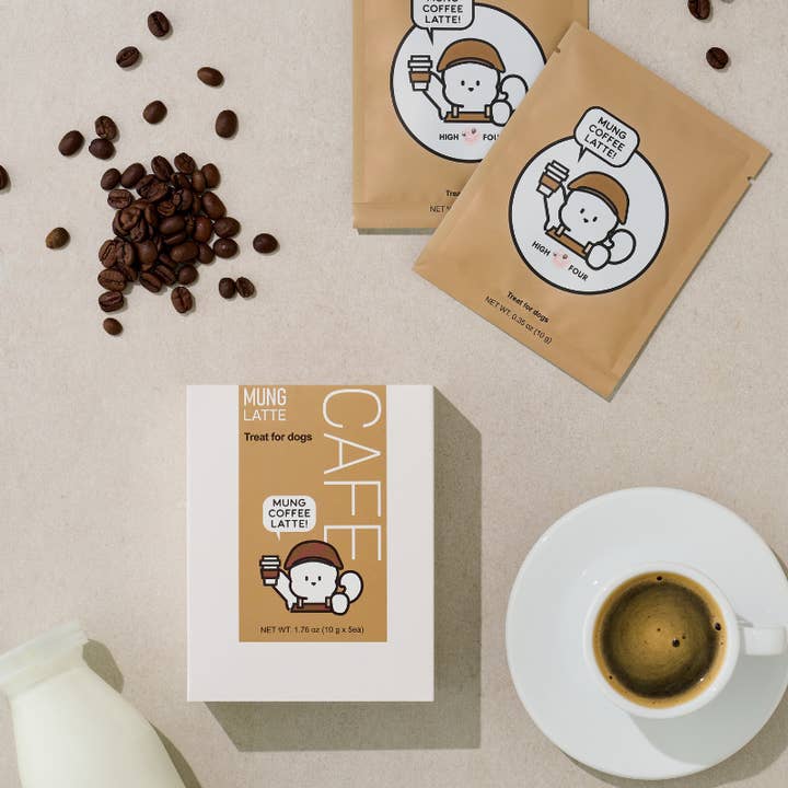 HIGH FOUR - Wholesale Pet Treats - Dog - Coffee Latte for Dogs - Coffee Chaga Mushroom2