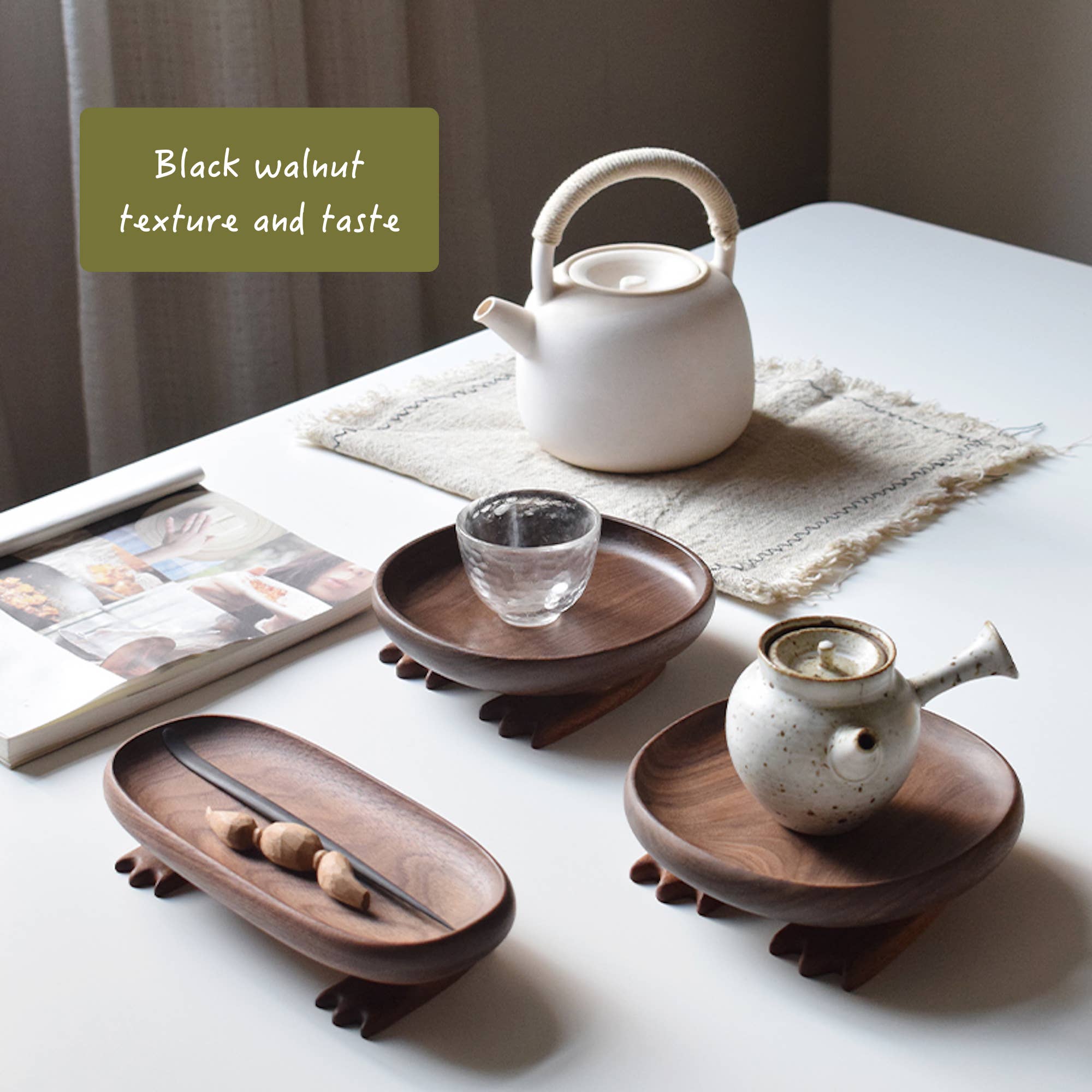 Senser Woodcraft - Wholesale Decorative Tray - Bigfoot Storage Tray4