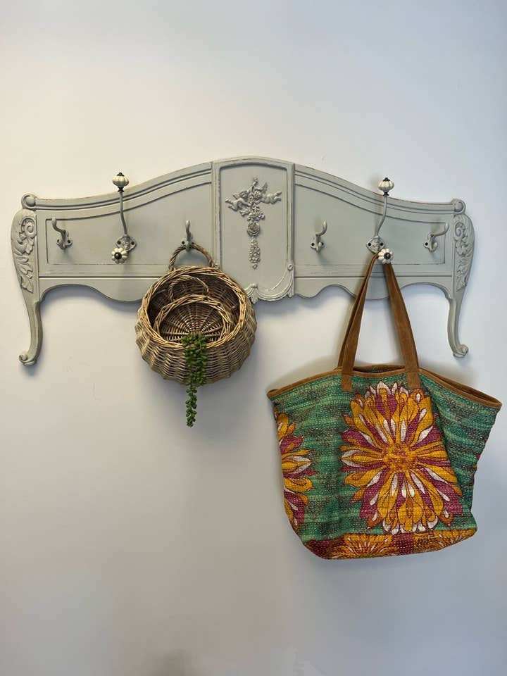 6-HOOK WALL MOUNTED COAT RACK for wholesale by Vagabond Vintage