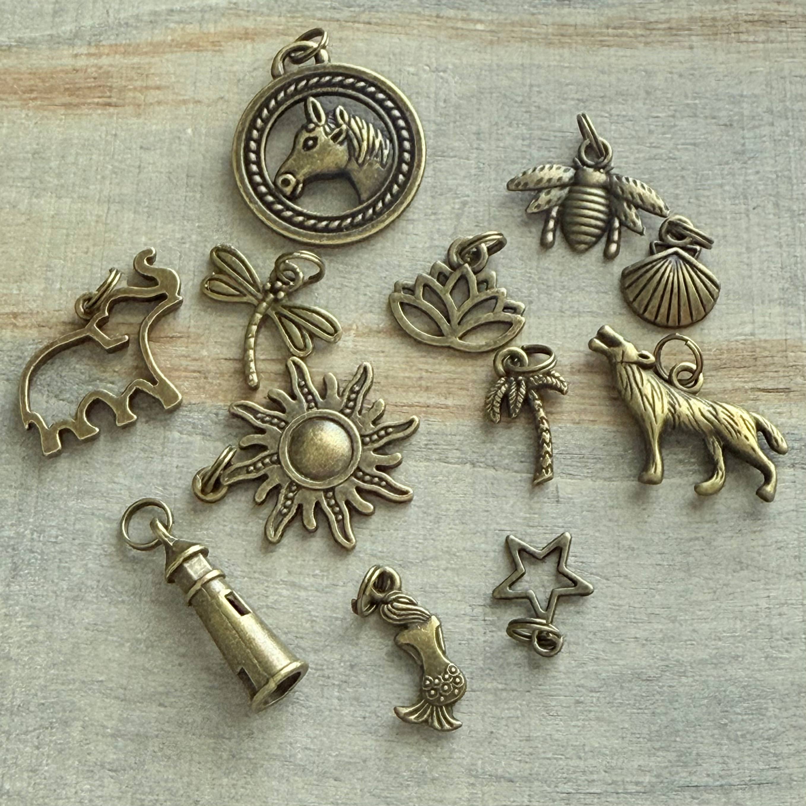 Define Charm Bar - Wholesale Individual Charm/Pendant - Antique Bronze Metal Charms - Create your own Charm Bar!1