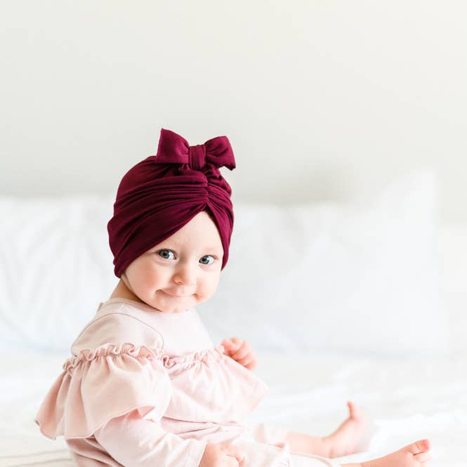 Classic Head Wrap Hat - Maroon for wholesale by BluTaylor®