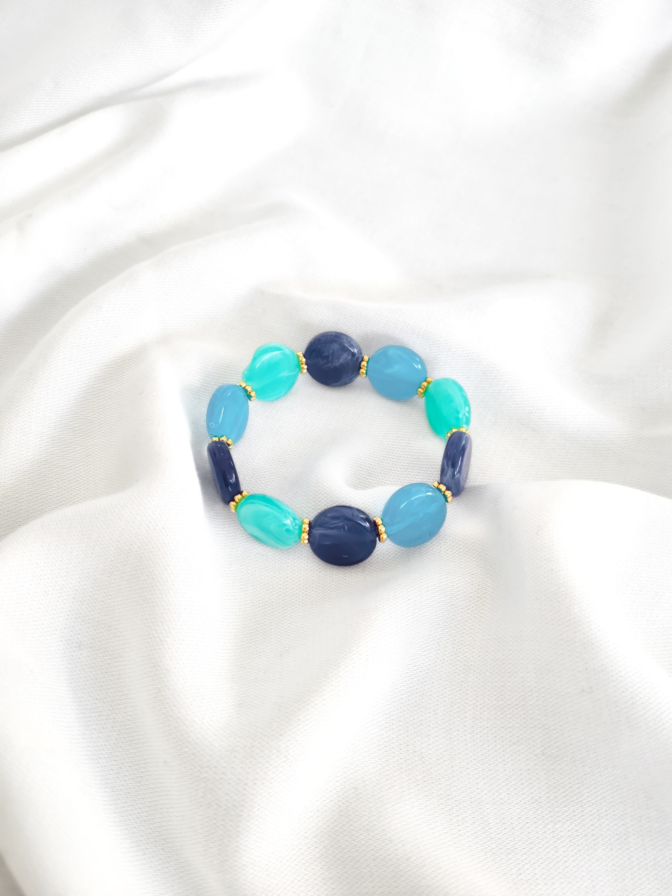L'Atelier d'Artémis - Vente Bracelet de perles - Bracelet élastique ROMY11
