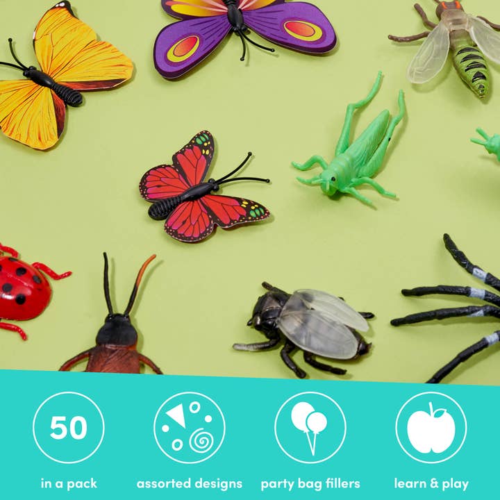 The Twiddlers - Wholesale Toy Set - Kids - 50 Different Fake Insects4