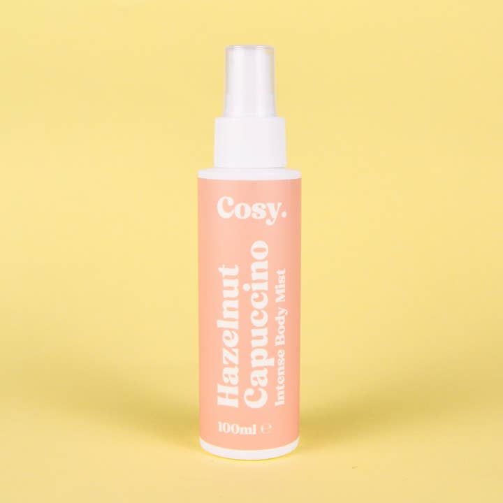 Hazelnut Cappuccino 100ml Intense Body Mist for wholesale by Cosy Cosmetics