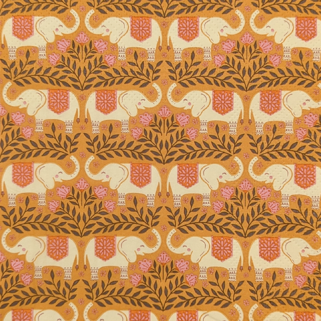 Bluebell and Lark – wholesale Disposable napkin – Lucky Elephants Paper Napkins1