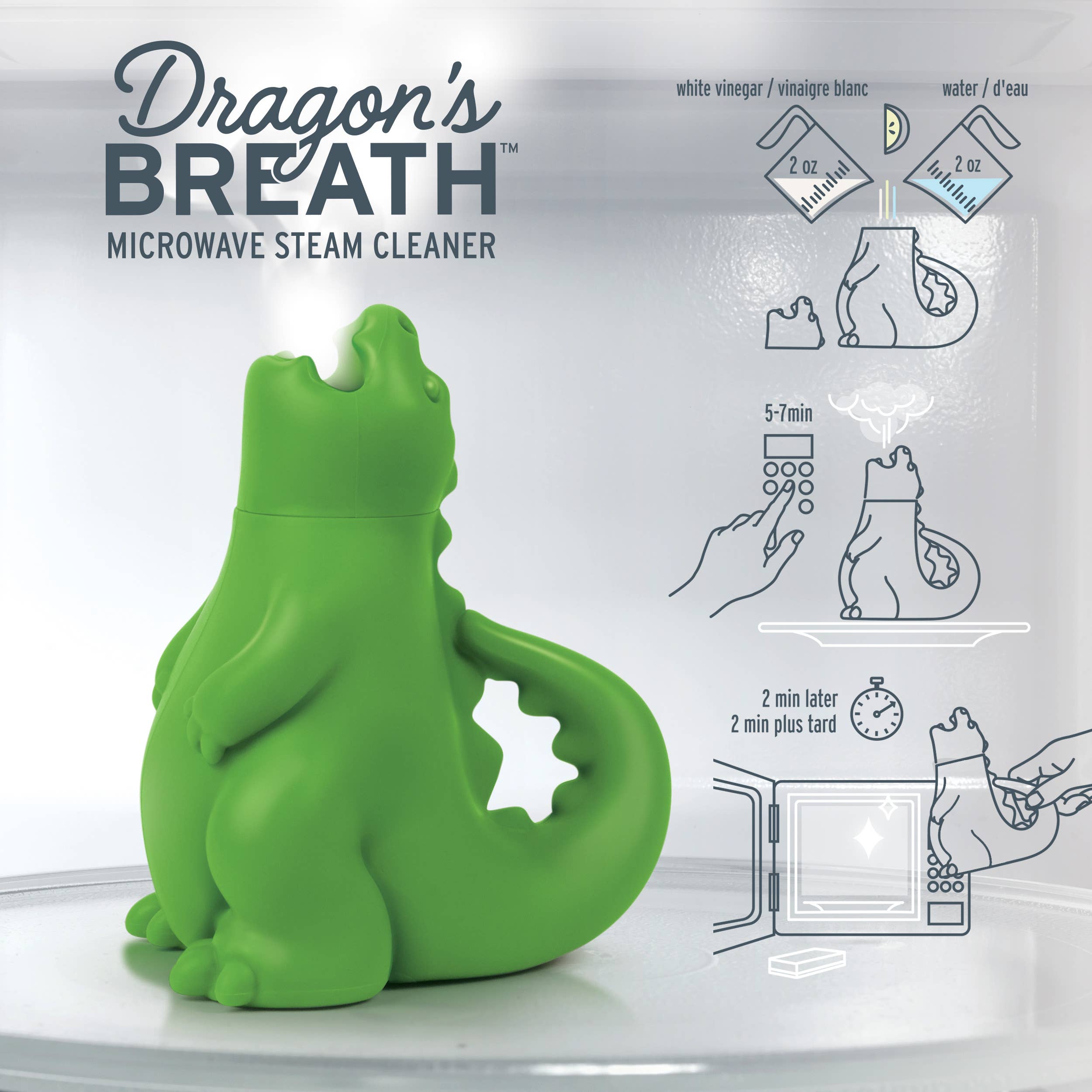 Fred & Friends - Wholesale Kitchen Tool/Gadget - Dragon's Breath - Microwave Steam Cleaner3