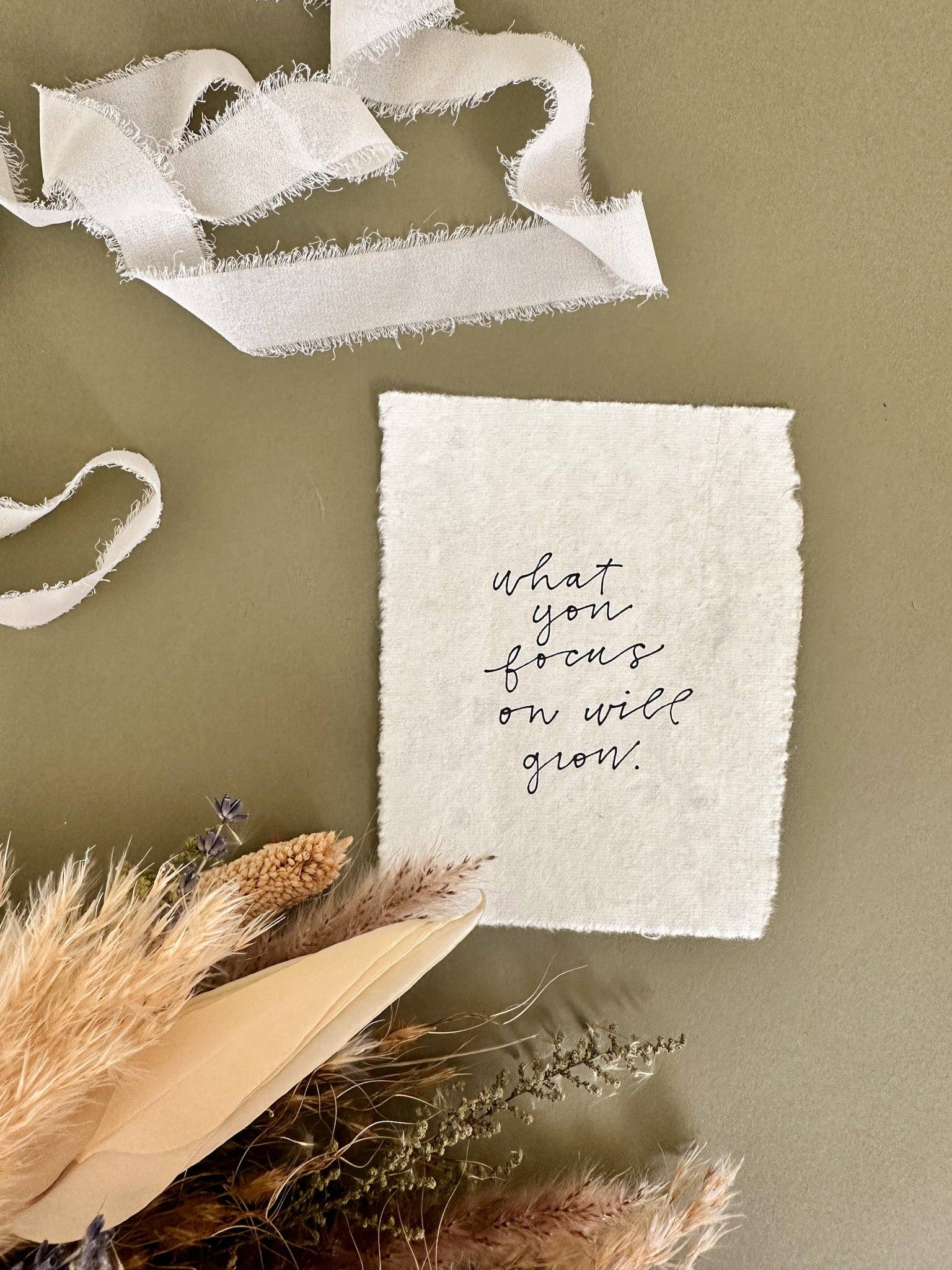 Wildfire Hygge Goods - Wholesale Art Print - Hand Lettered Print - What You Focus On1