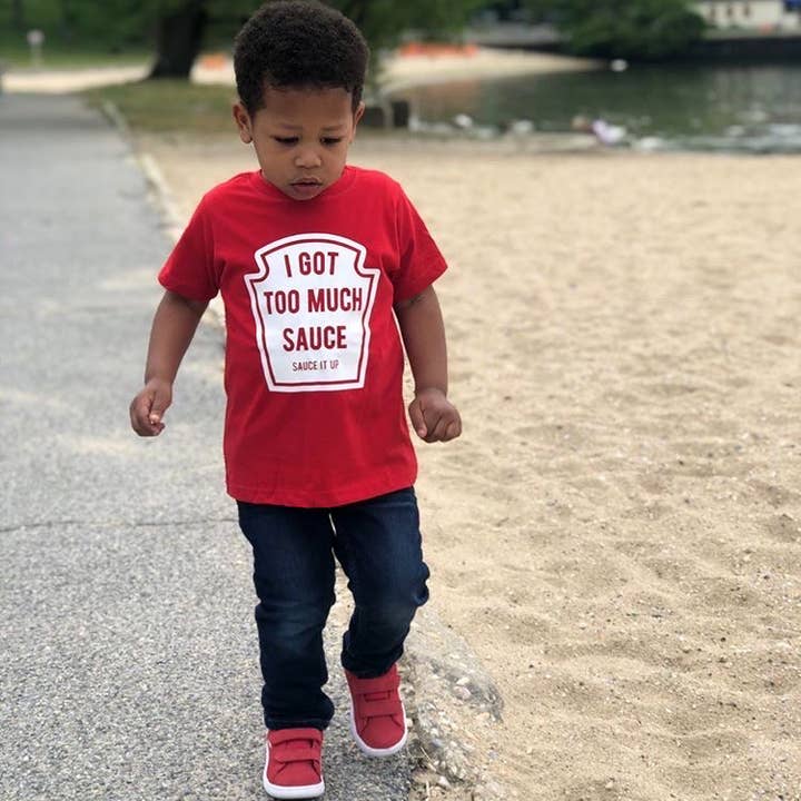 J'AI TROP DE SAUCE T-SHIRT pour la vente par Mini FLEX KIDS
