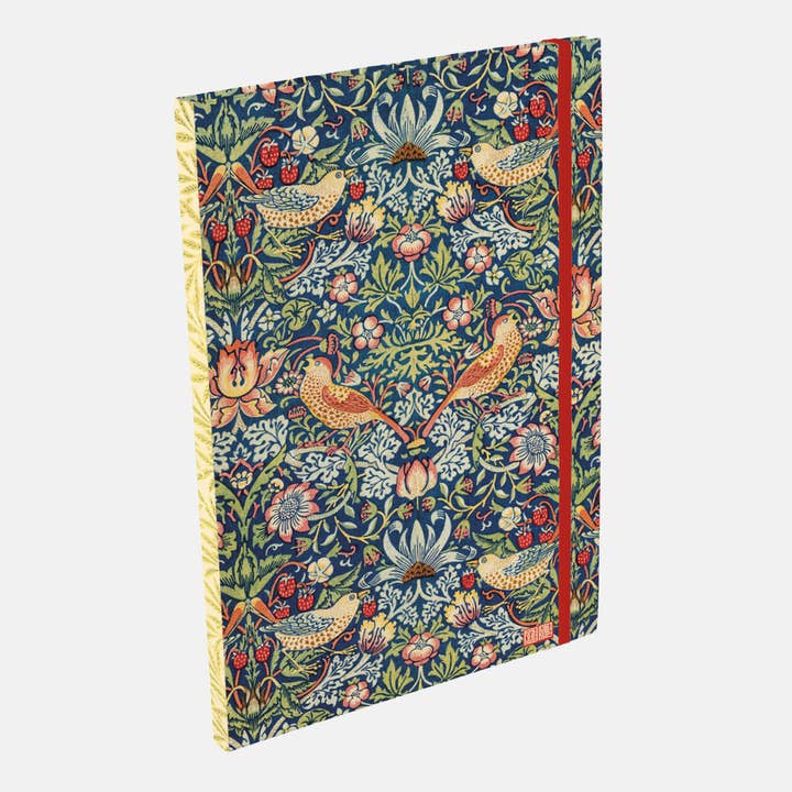 A4 Anteckningsbok - William Morris - Strawberry Thief för wholesale av The Gifted Stationery Company