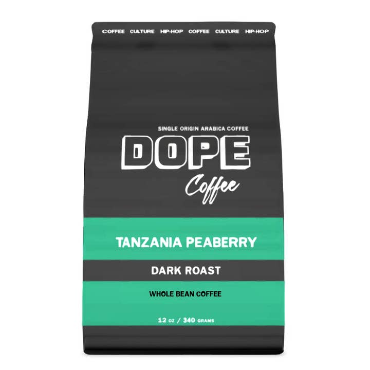 Tanzania Peaberry Whole Bean Coffee for wholesale by Dope Coffee