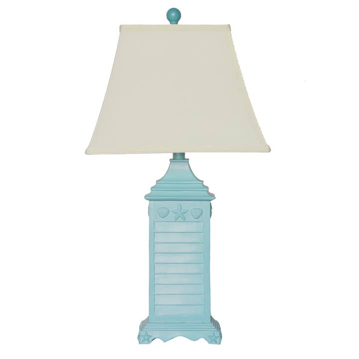 Blue Seashell 30" Table Lamp for wholesale by CB Home Collection