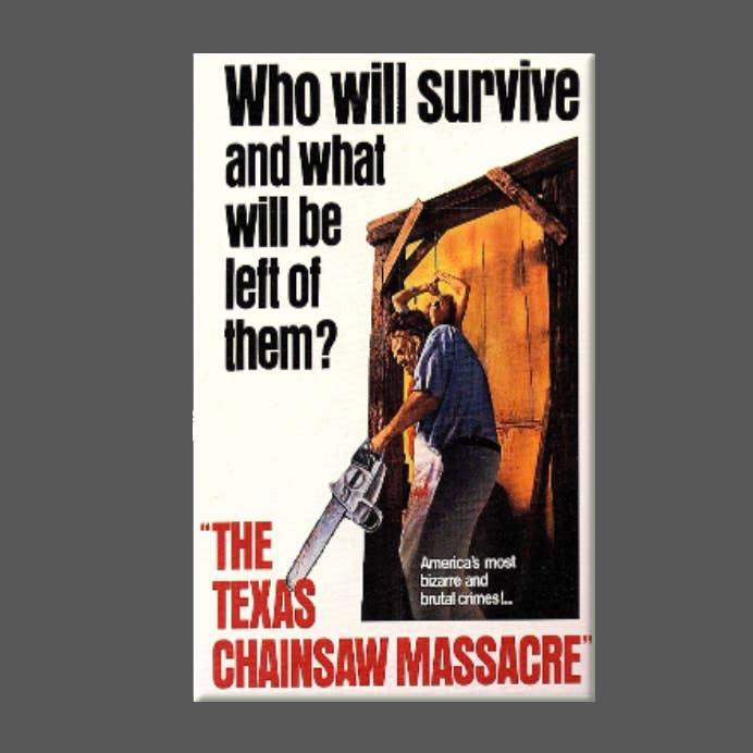 Ba Ba Buttons - Wholesale Magnet - TEXAS CHAINSAW MASSACRE, Magnet, Button, Mirror