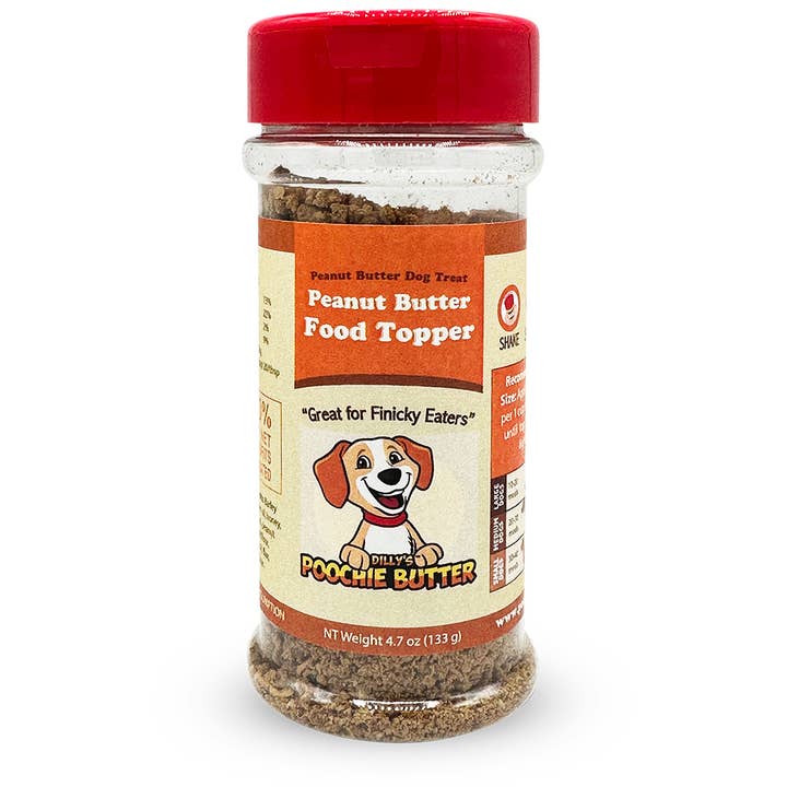 Poochie Butter - Wholesale Pet Treats - Dog - Dog Food Topper & Sprinkle Meal Enhancer 3.7oz1