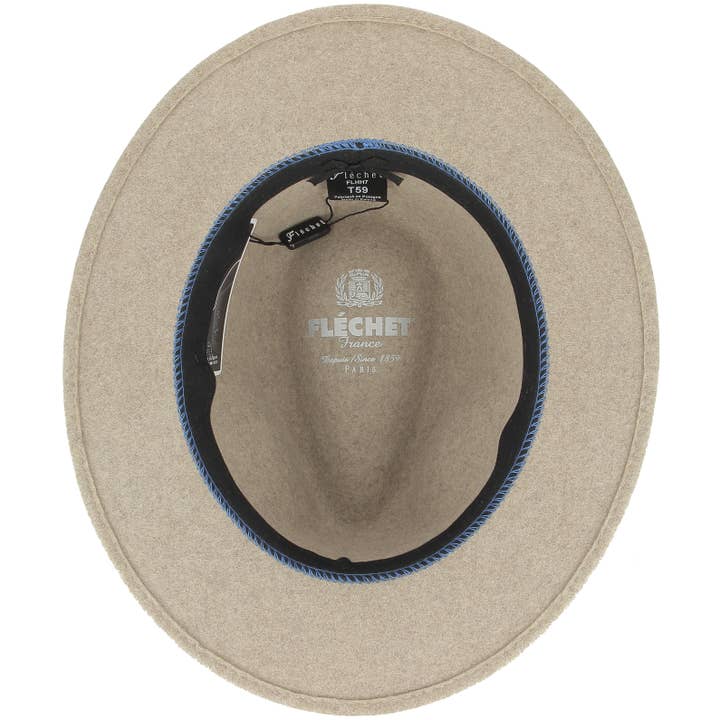FLECHET - Wholesale Fedora - Unisex - WATERPROOF CRUSHABLE WOOL FELT HAT - FLHH71