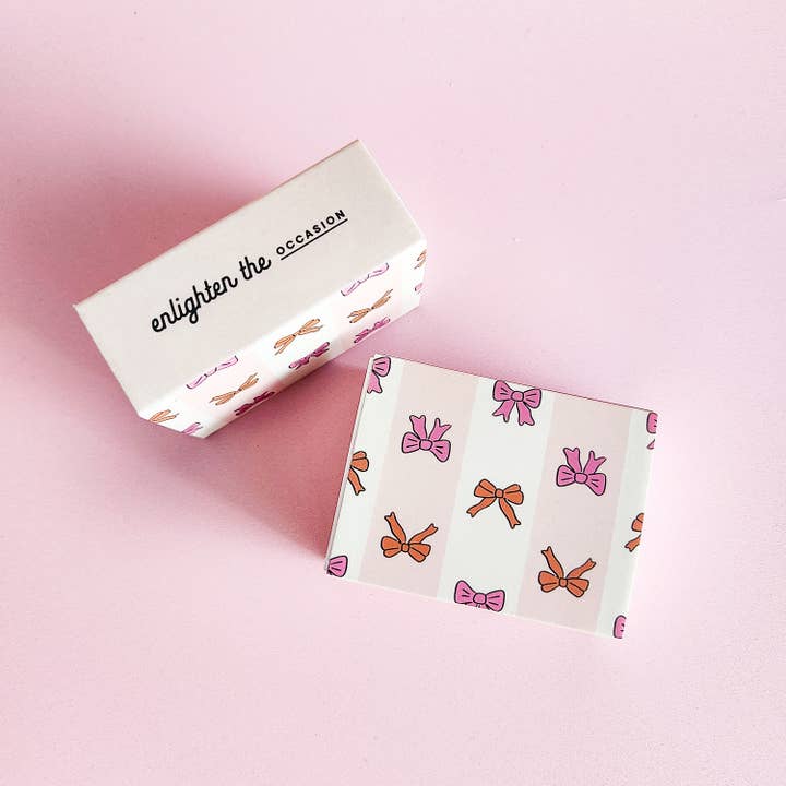 Enlighten the Occasion – wholesale Matches – Sweet Bows Matchbox with Colorful Matchsticks2