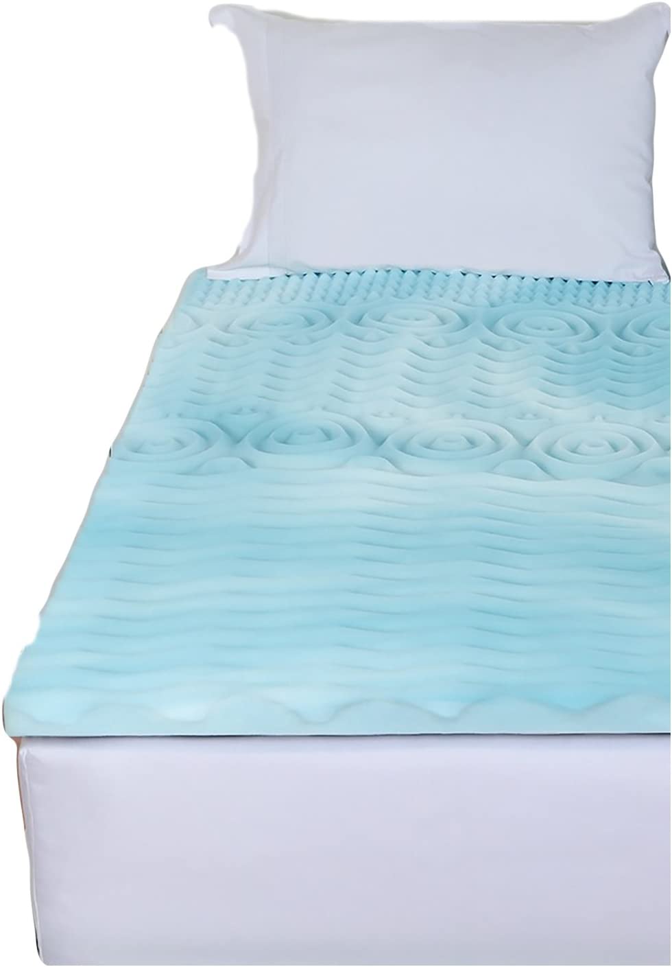 Gilbin - Wholesale Mattress Pad/Protector - Memory Foam  Cot Size Fits Camp Cots and Rv2
