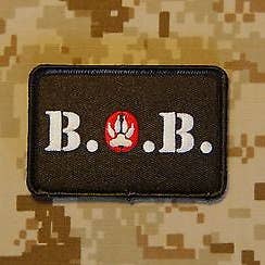 Bug Out Bag Märkpatch för wholesale av BritKitUSA