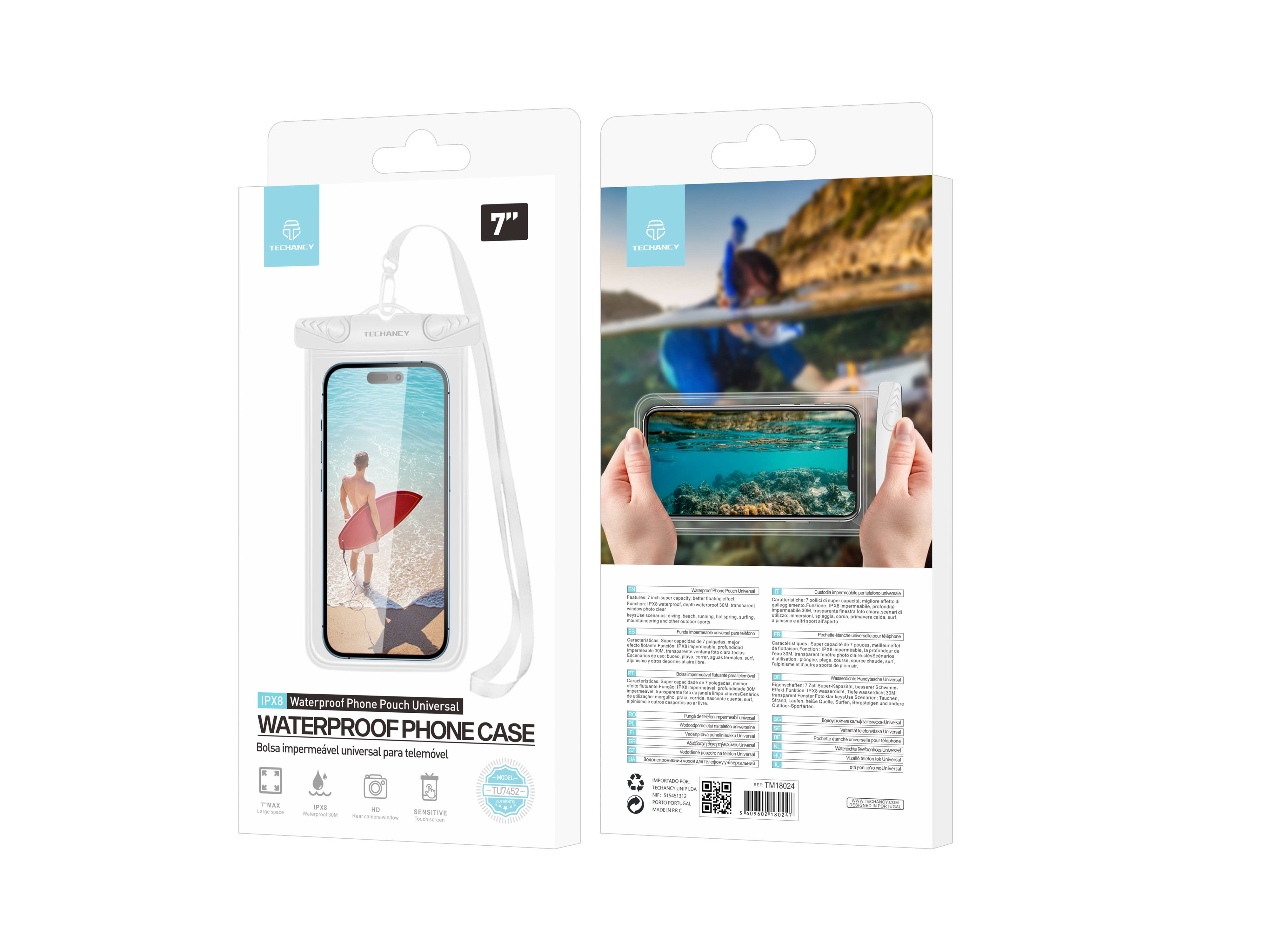 TECHANCY - Wholesale Phone Case - Unisex - Waterproof Phone Case, Universal 7-inch Floating Waterproof 5