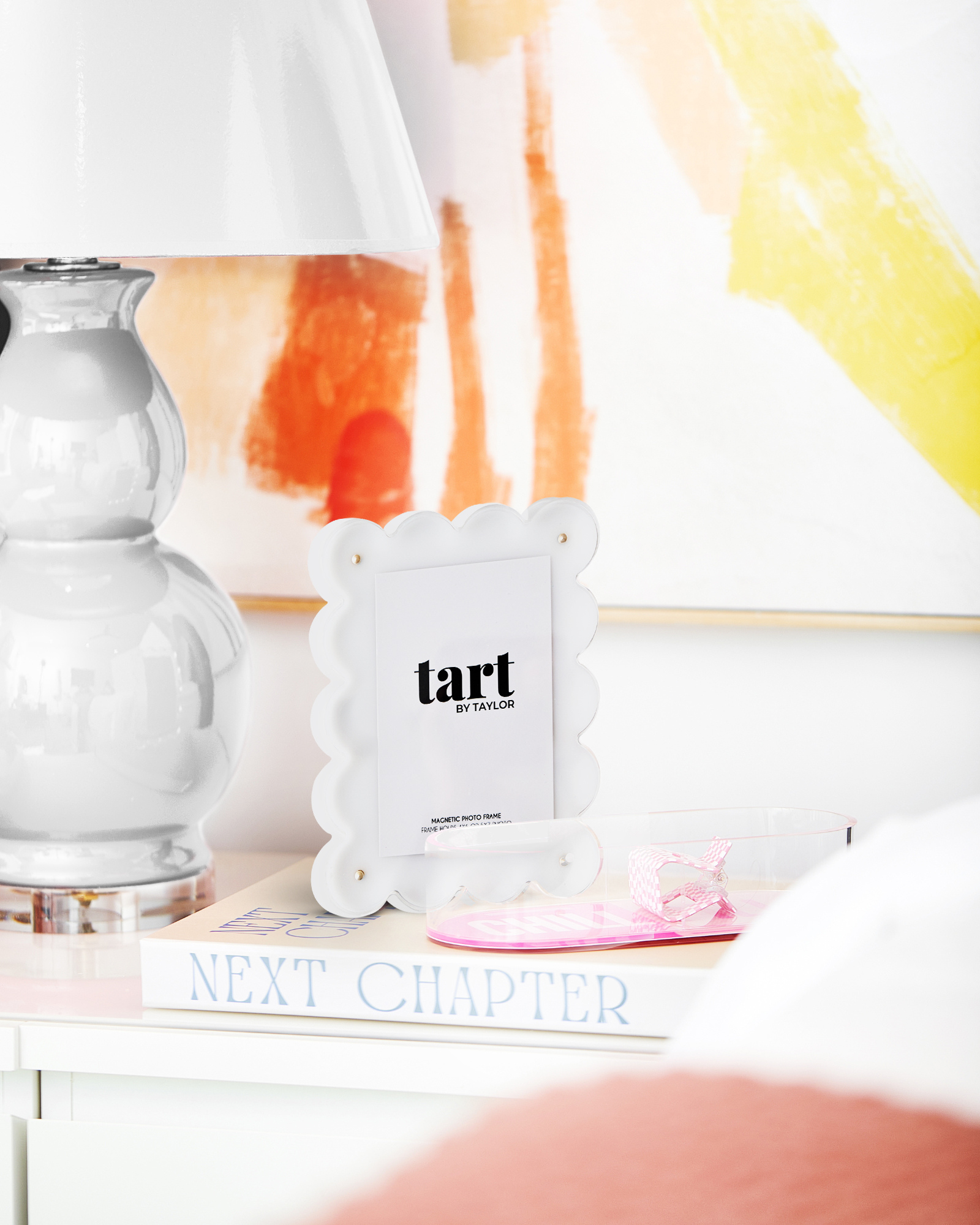 Tart By Taylor - Wholesale Picture Frame - White Acrylic Picture Frame1