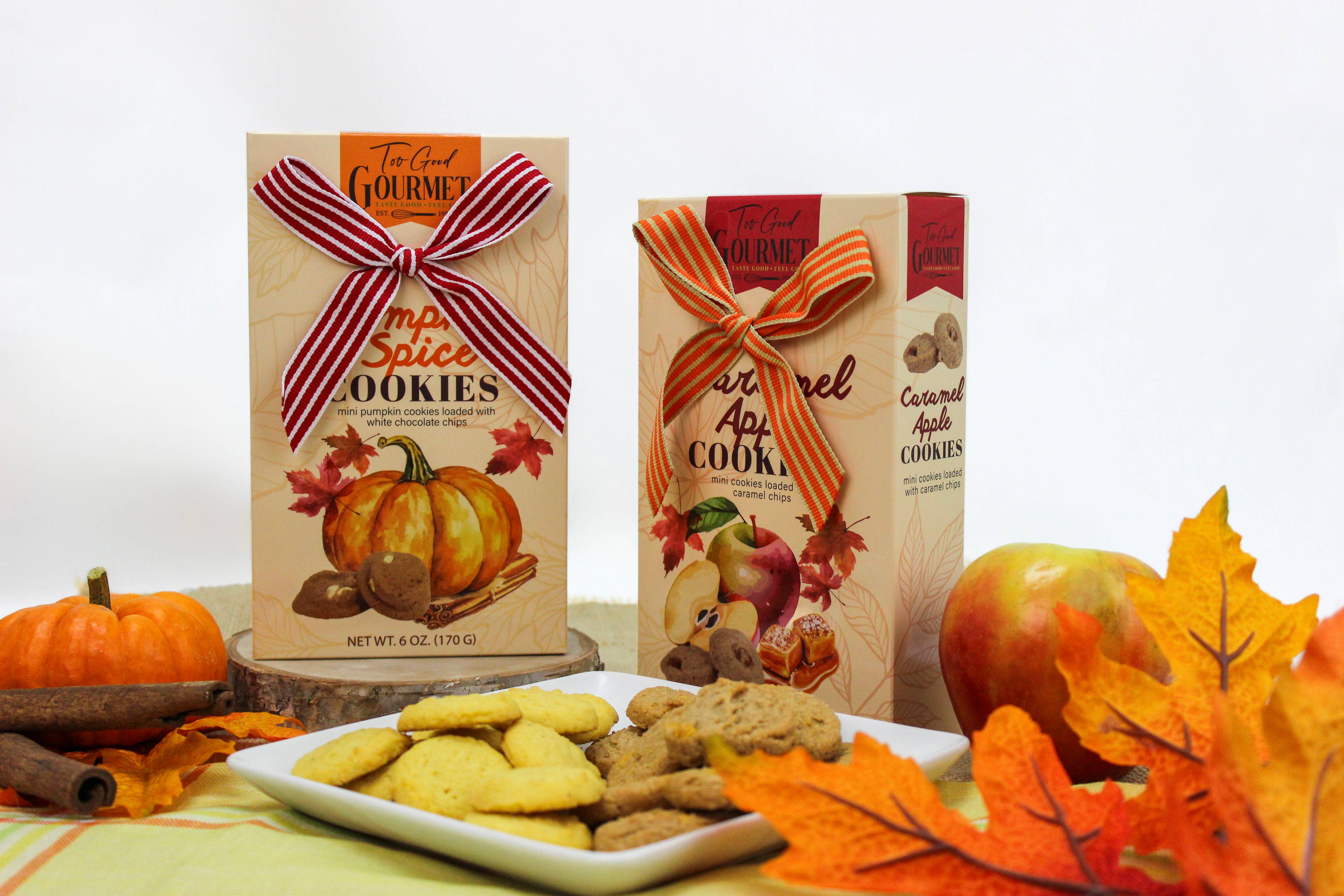 Too Good Gourmet - Wholesale Cookie - Mini Bite Size Cookies - Caramel Apple & Pumpkin Spice1