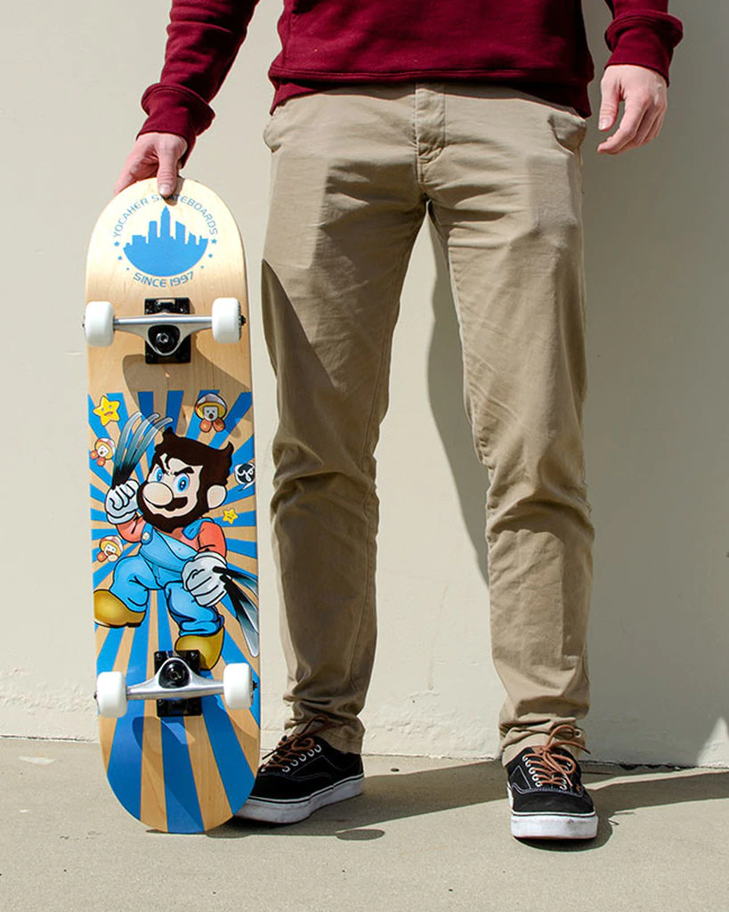 Yocaher Skateboards - Vendita all'ingrosso Skateboard - Skateboard completo Graphic 7,75" - Serie Retro - Snikt6