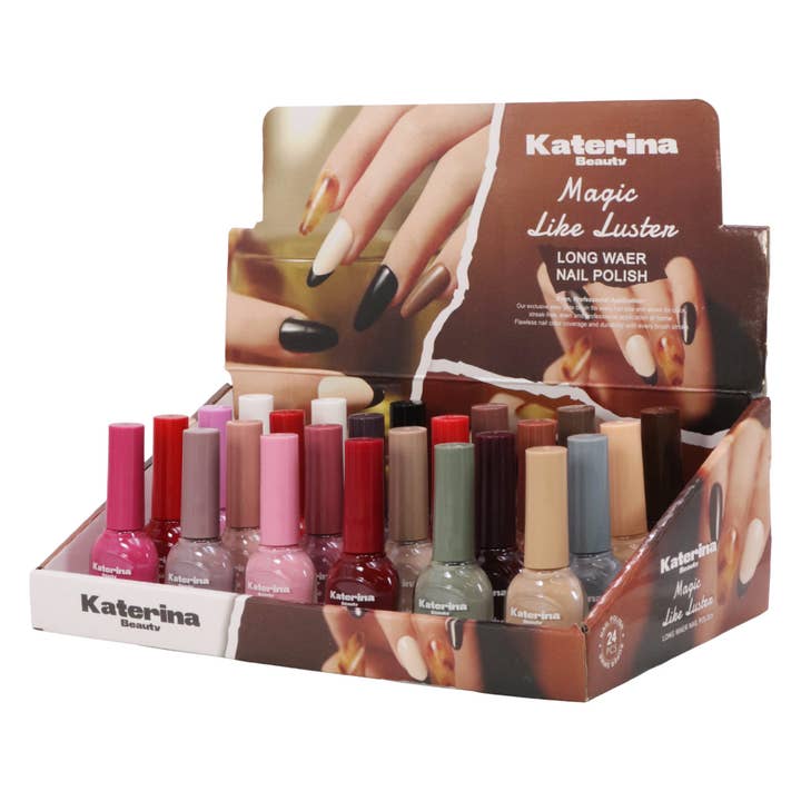 ASSORTED Magic Luster Glossy Nail Polish - 24 Color for wholesale on Faire1