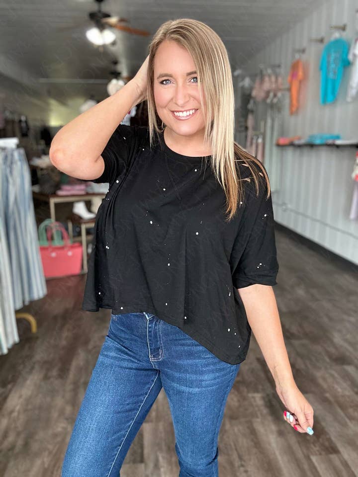 Forever3AM - Wholesale T-Shirt - Women's - Addison paint splatter and distressed tshirt2