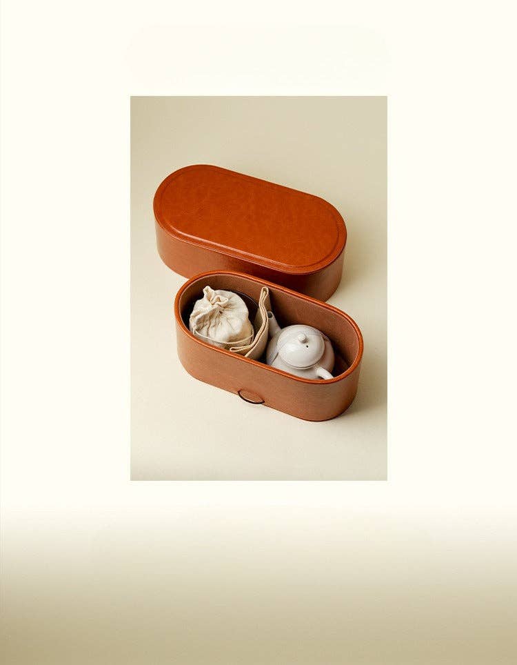 Gohobi （We cover U.S. import duties） – wholesale Tea set – Gohobi Rustic Ash Glaze Travel Tea Set5