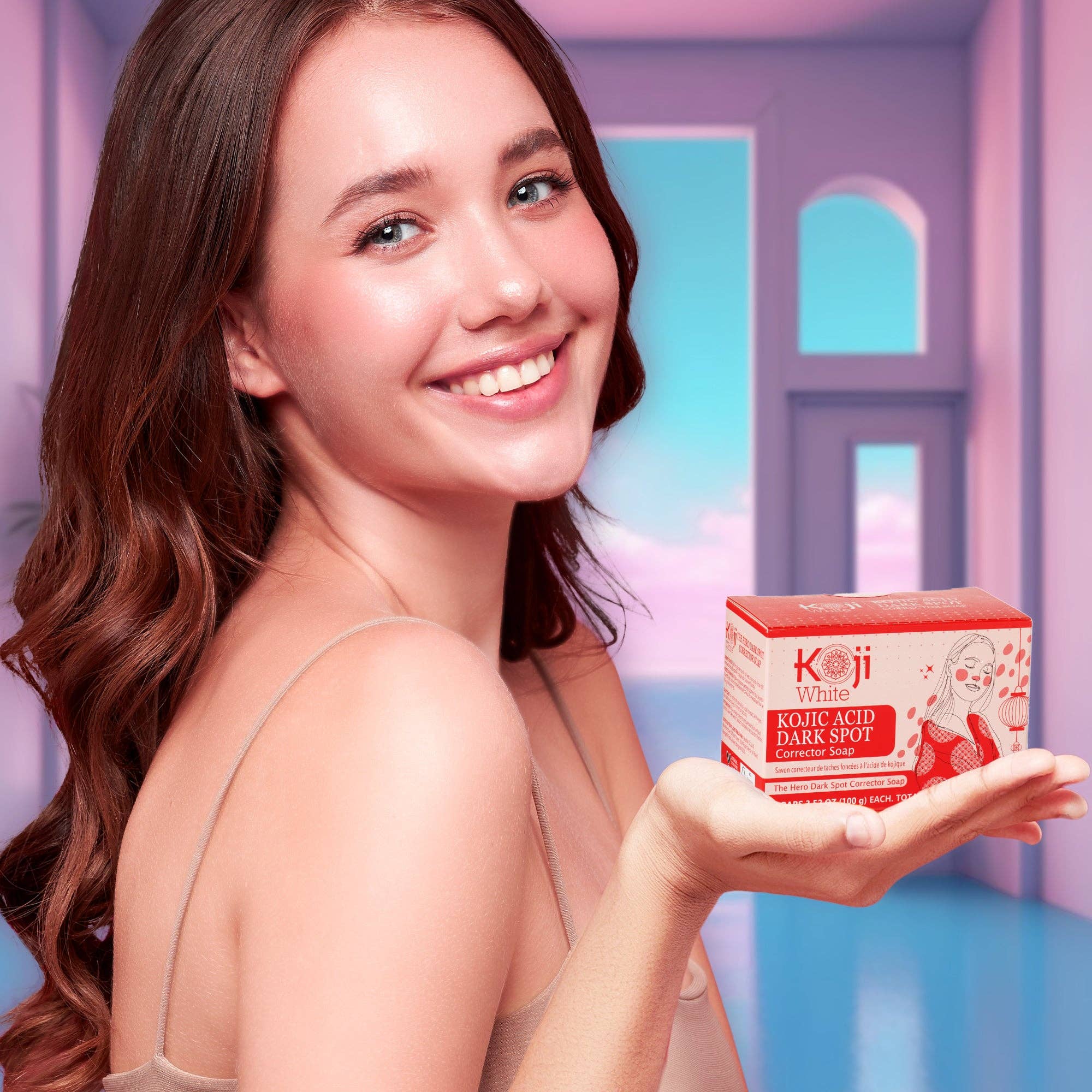 Koji White - Vendita all'ingrosso Detergenti per il viso - Koji White Sapone Correttore per Macchie Scure all'Acido Kojico (2 Saponette)1