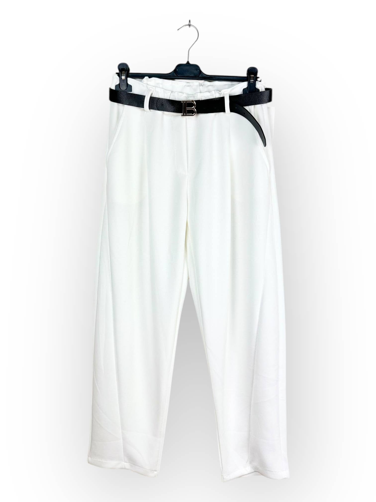 Lucky Nana - Wholesale Pants - Women's - SP 9747-01 - Pantalon uni en tissu lisse12