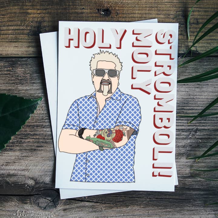 Cartão de Saudação do Guy Fieri por atacado de Geeked Out Greetings