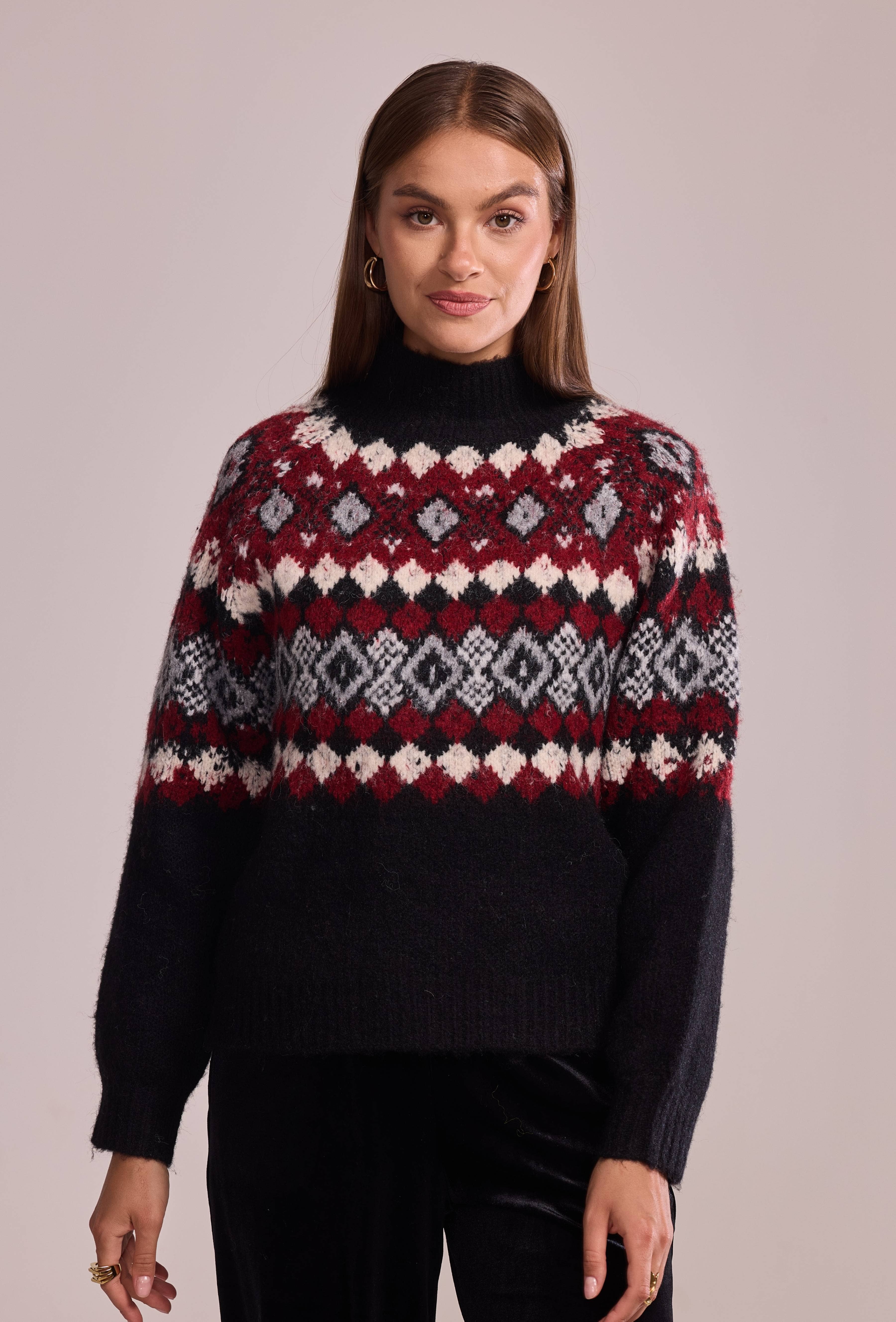 Cherry Paris - Wholesale Knit Sweater - Women's - Pull Yaelle - IH2563414