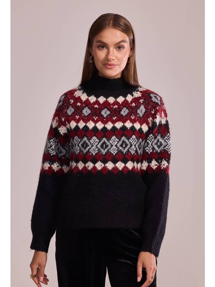 Cherry Paris - Wholesale Knit Sweater - Women's - Pull Yaelle - IH2563414