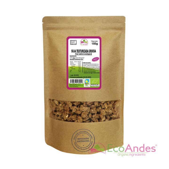 Soja texturizada gruesa 150g - BIO para venta al por mayor de ECOANDES