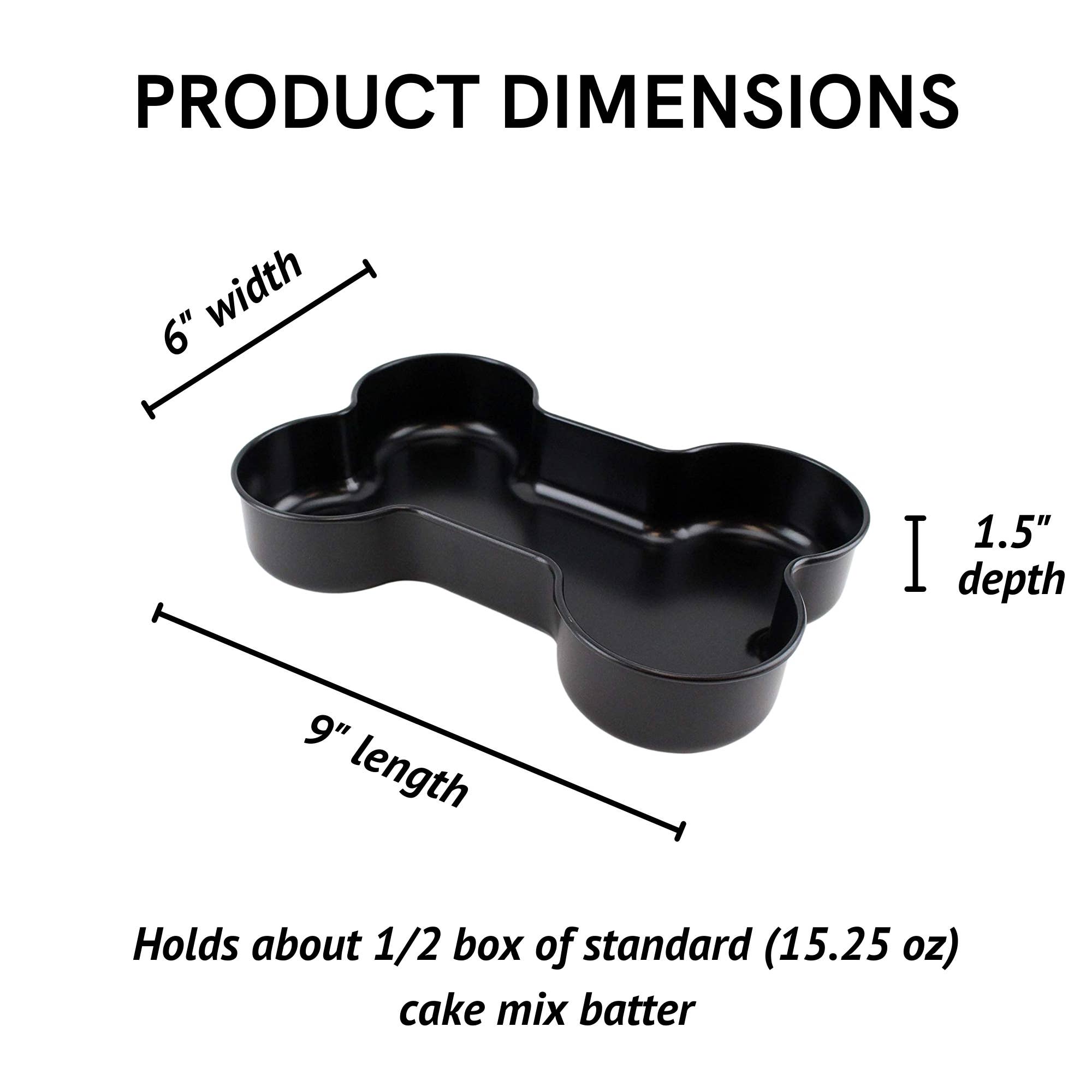 Midlee Designs - Wholesale Cake Pan - Midlee Nonstick Bone Shape Pan (Cake)1
