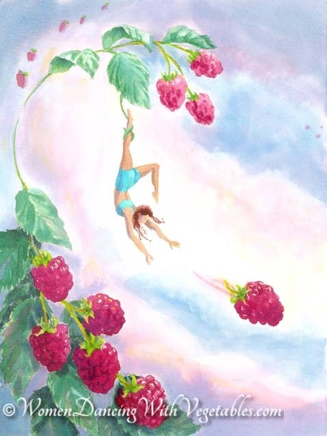 Raspberries for wholesale by Women Dancing with Vegetables. Becoming Lighter