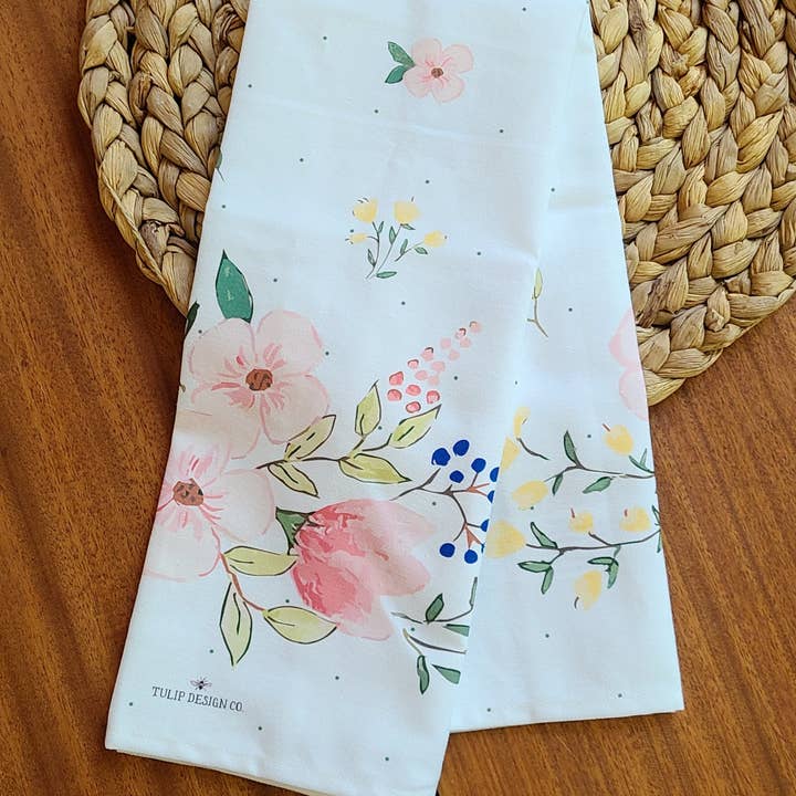 Sylvia - Tea Towel for wholesale by Tulip Design Company