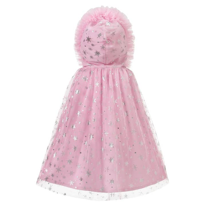 Auraquise - Wholesale Cape - Kids - Girls Winter Princess Hooded Cape – Sparkly Snowflake Cloak Coat for Dress Up & Parties1