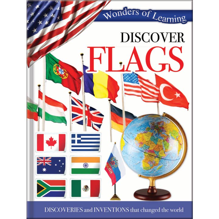 Discover Flags - Libro didattico per bambini per la vendita all'ingrosso da parte di Robert Frederick Ltd
