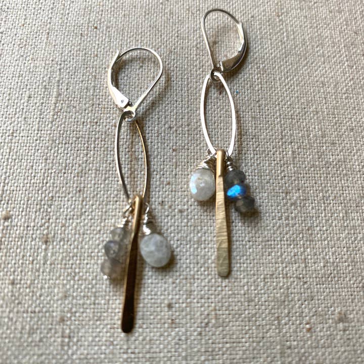 Eclectic Earring (shorter version) for wholesale by LA DE DA Jewelry